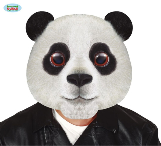 Plastová maska - panda
