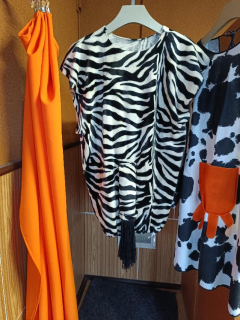 Zebra šaty