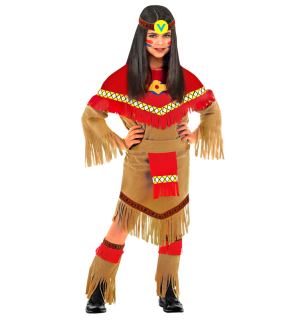 Indiánský kostým pro holky NATIVE INDIAN