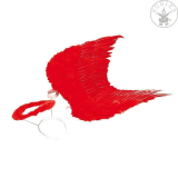Křídla péřová červená se svatozáří