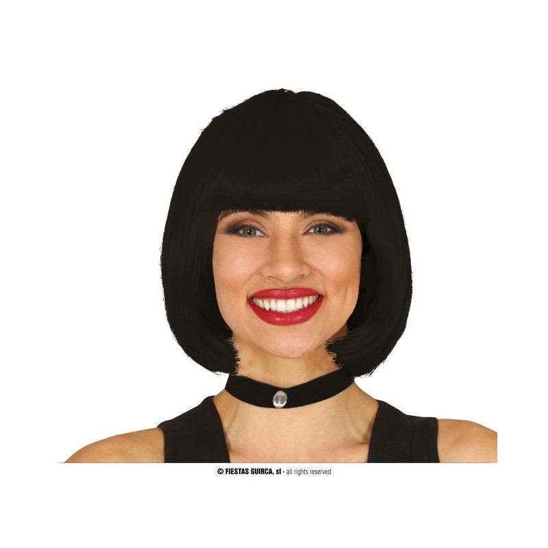 Dámská paruka černá Rachel