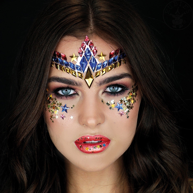 Wonder Woman Face Jewels