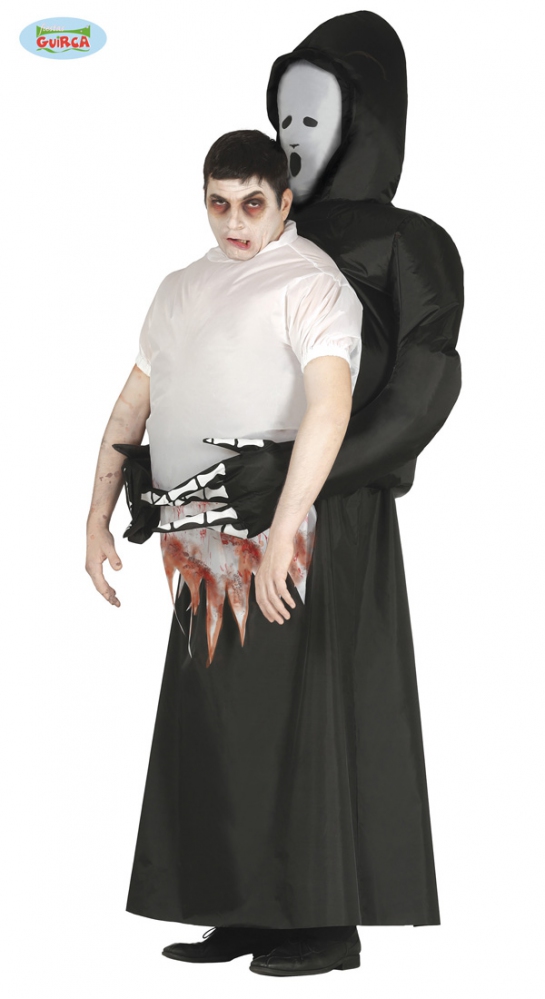 Kostým se smrtí za zády