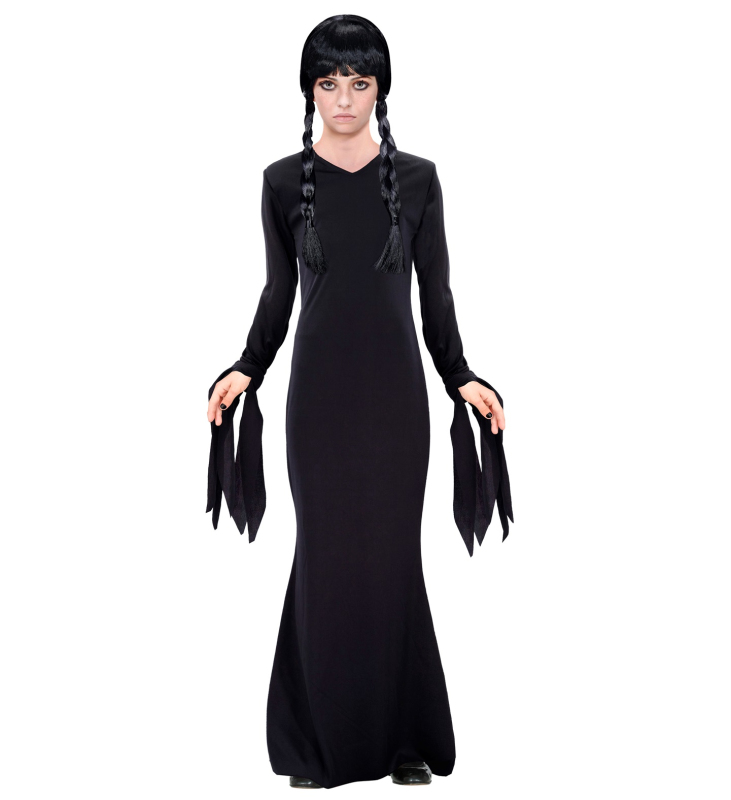 Morticia Addams dětský kostým