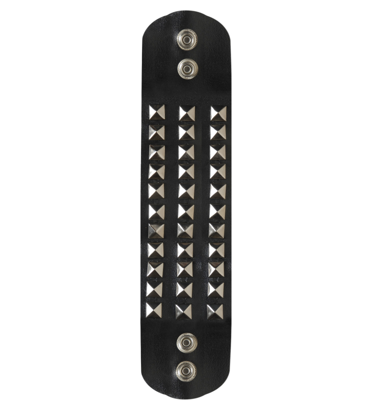 Náramek STUDDED trojřadý
