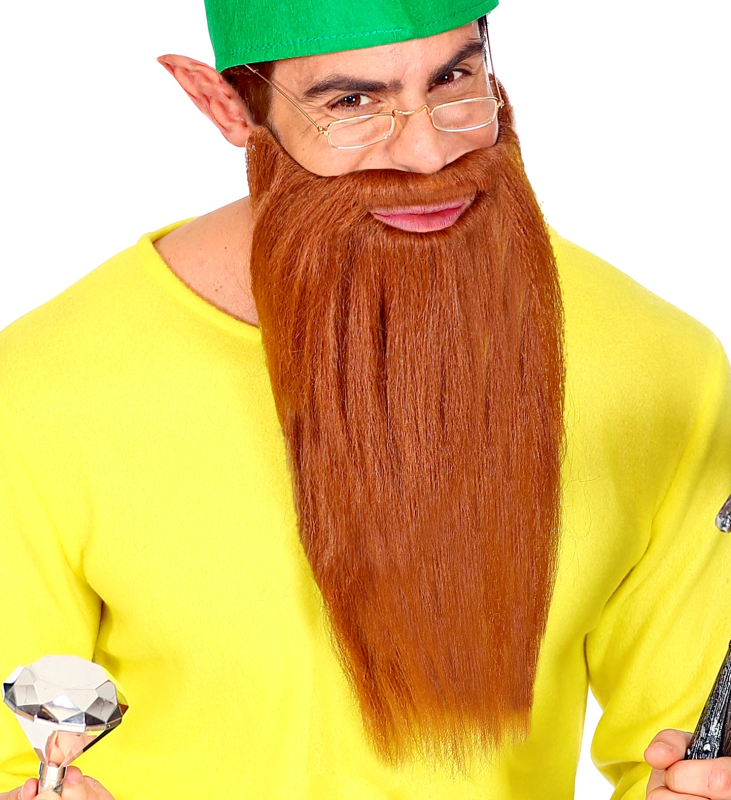 Rezavé dlouhé vousy