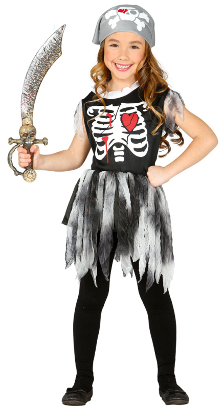 Pirátka - skeleton