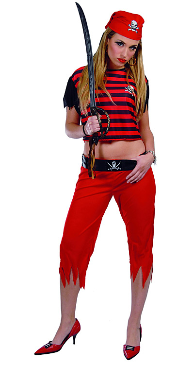 Pirátka - karnevalový kostým 42 - 44