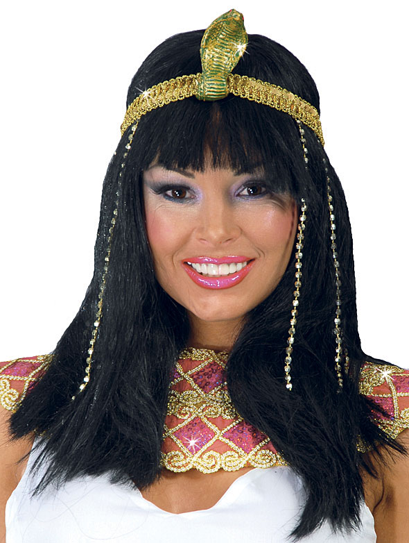 Paruka Kleopatra s čelenkou