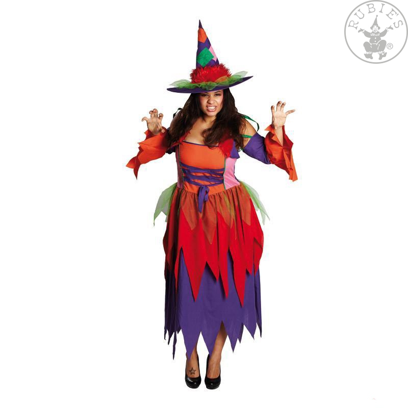 Kostým čarodějnice bez klobouku