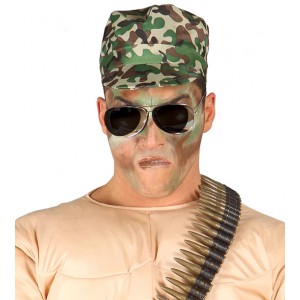 Vojenská maskáčová čepice