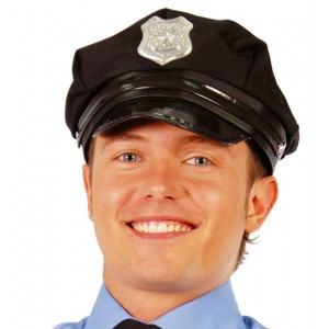 Policejní čepice černá 