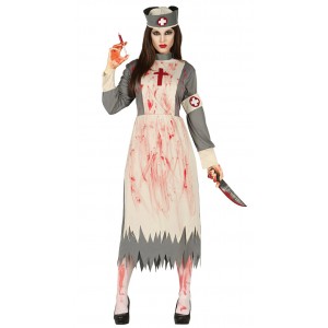 Kostým Zombie ošetřovatelka Vel. L 42