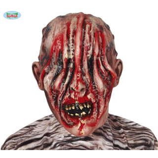Latexová maska zombie bez očí