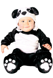 Panda - kostým 12-18 měsíců