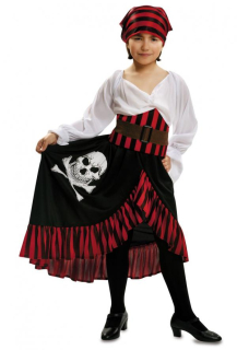 Dětský kostým - Pirátka vel.7-9