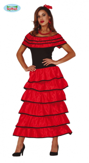 Španělka, flamengo šaty