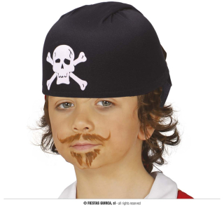 Černá pirátská čepice dětská
