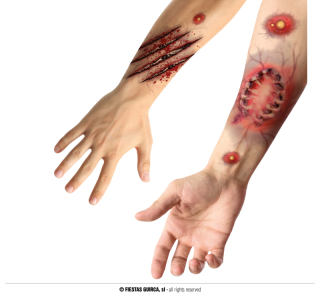 Tetování - samolepící rány