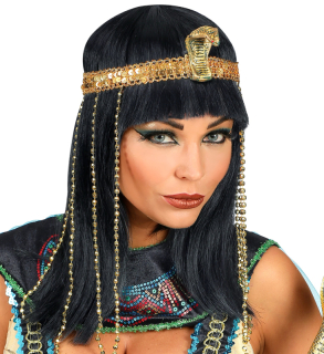Paruka egyptská císařovna s čelenkou