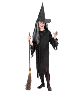 Čarodějnice dětský kostým s kloboukem