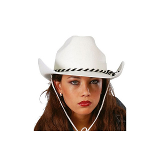 Dallas - klobouk bílý filcový