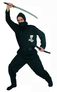 Kostým Ninja černý dospělý