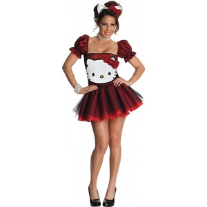 Kostým Hello Kitty ČERVENÝ