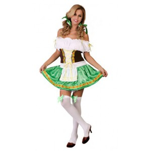 Tyrolanka zelená - kostým