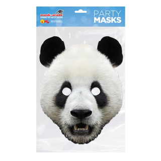 Maska Panda kartonová pro dospělé